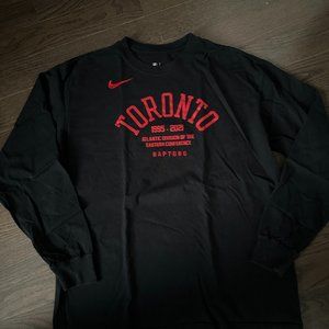 Nike Black Toronto Raptors 75th Anniversary Longsleeve - Medium